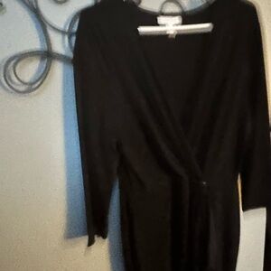 Black cocktail dress